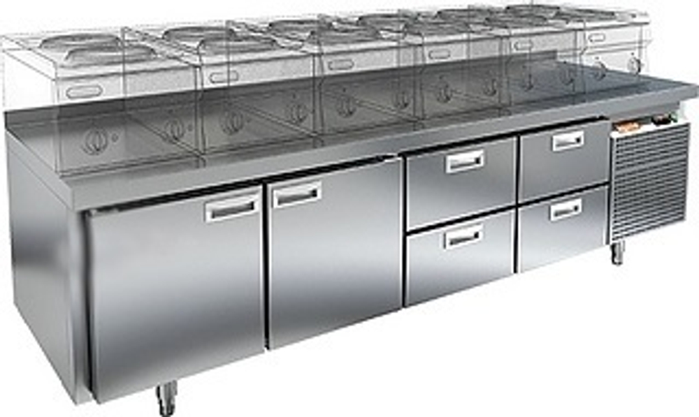 Стол морозильный HICOLD GN 1122/BT