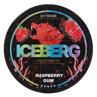 ICEBERG LIMITED - RASPBERRY GUM (130мг) Малиновая жвачка
