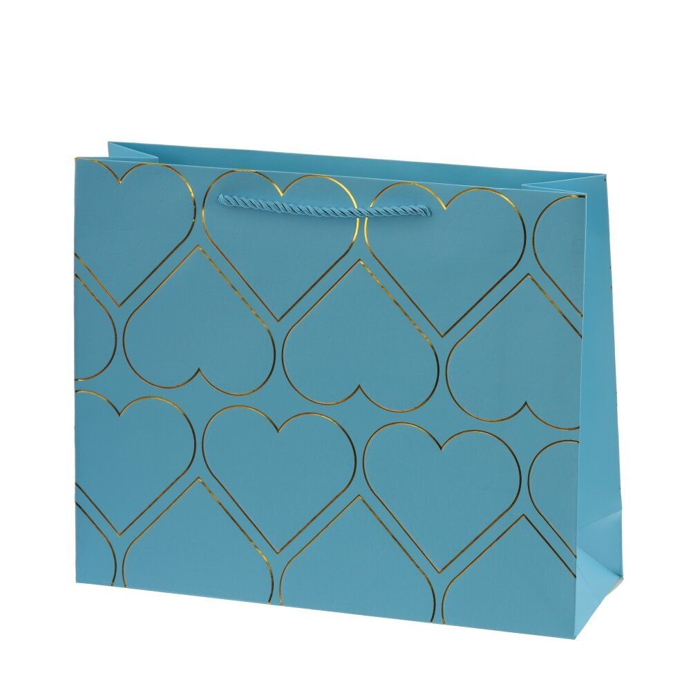 GAEM Пакет подарочный M (бумага 210г/м2, блок 12шт), L32 W10 H26 см, 4в.