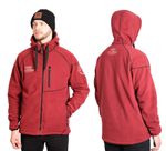 Куртка флисовая Alaskan BlackWater бордо XXL с капюшоном