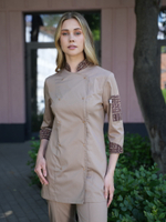 Китель поварской | Бл-318 ак 3/4 статус стрейч