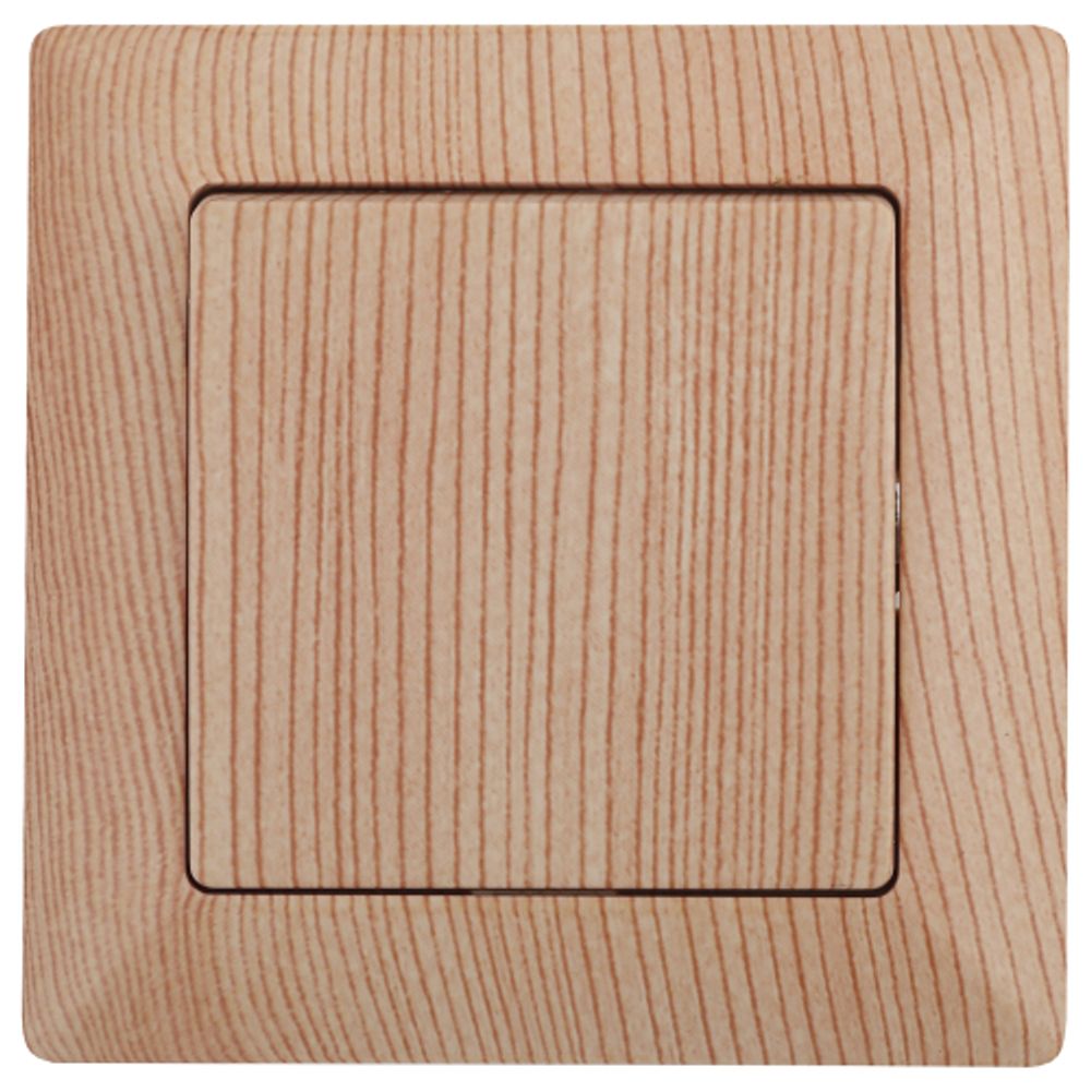 Выключатель Intro Solo 4-101-11 одноклавишный 10А-250В, IP20, СУ, сосна