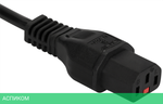 Шнур питания Lanmaster LAN-PP13L/SH-1.0-BK черный