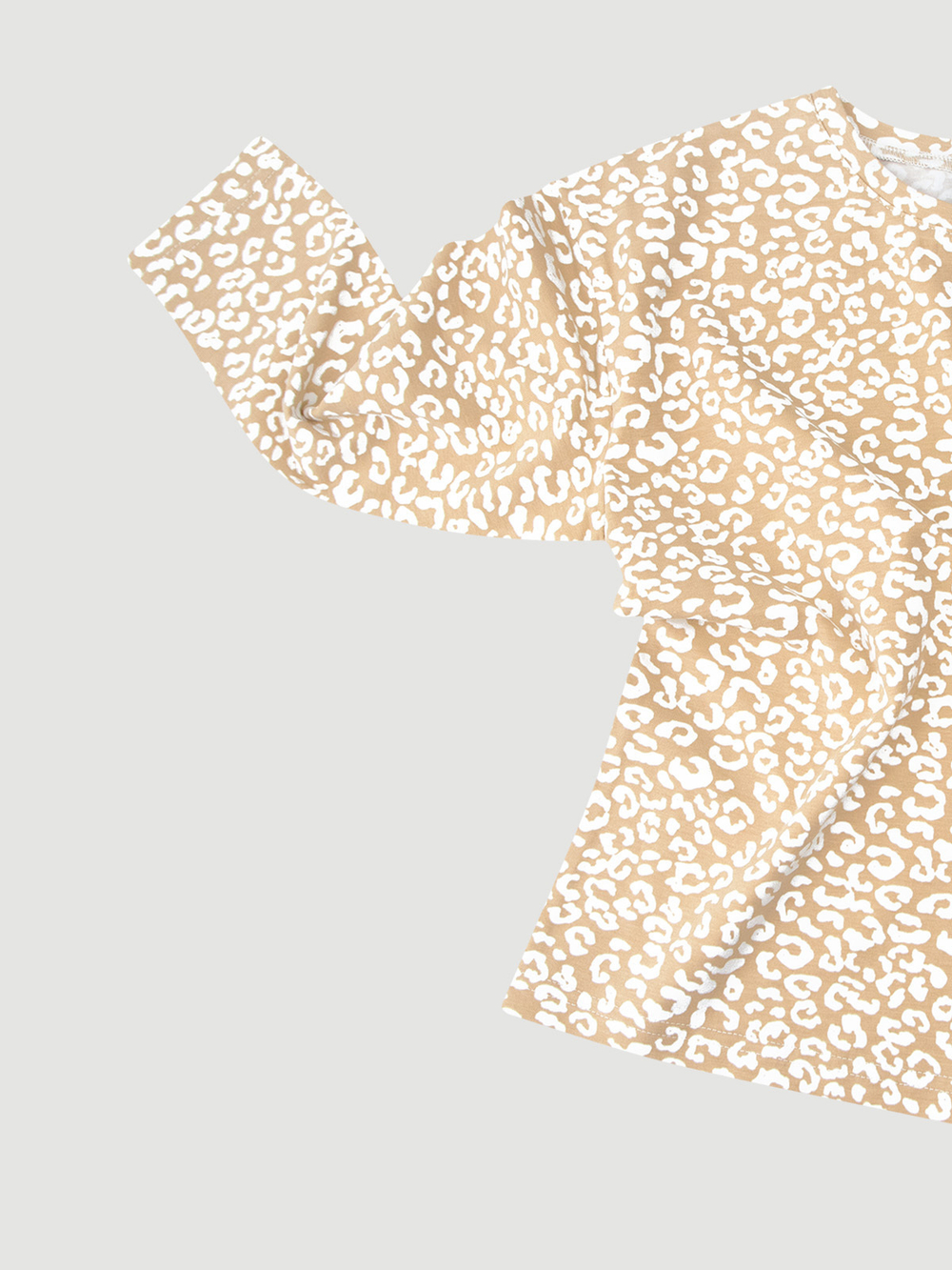 Лонгслив Mjölk Sand Leopard, уценка