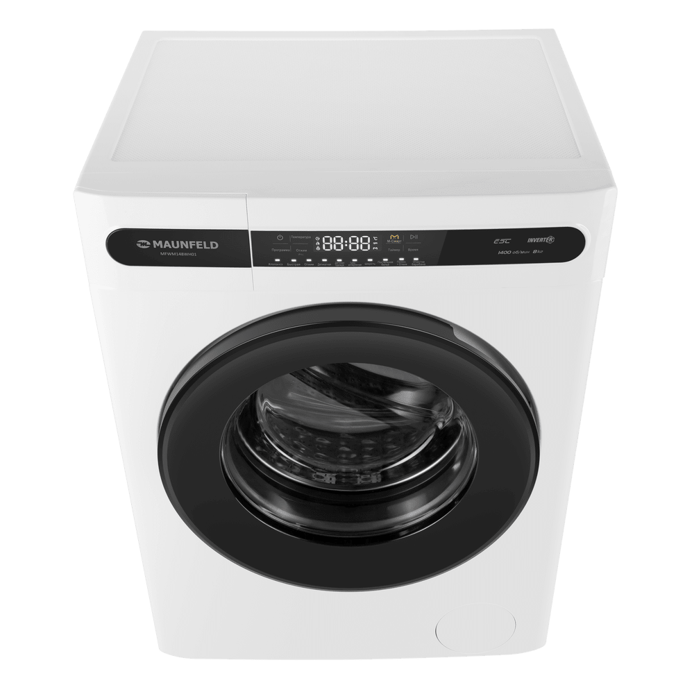Стиральная машина c инвертором MAUNFELD MFWM148WH01 8 кг.