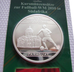 Набор монет Парагвай 1992-1998 гг. Чемпионат мира по футболу в ЮАР. 2010 г.