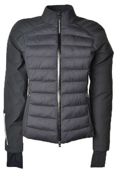 Женская теннисная куртка EA7 Woman Woven Bomber Jacket - Black