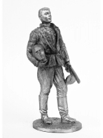 Оловянный солдатик Автоматчик с бюстом