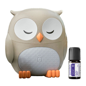 Набор dōTERRA диффузор «Сова» (150 мл) и смесь «Calmer» (5 мл)