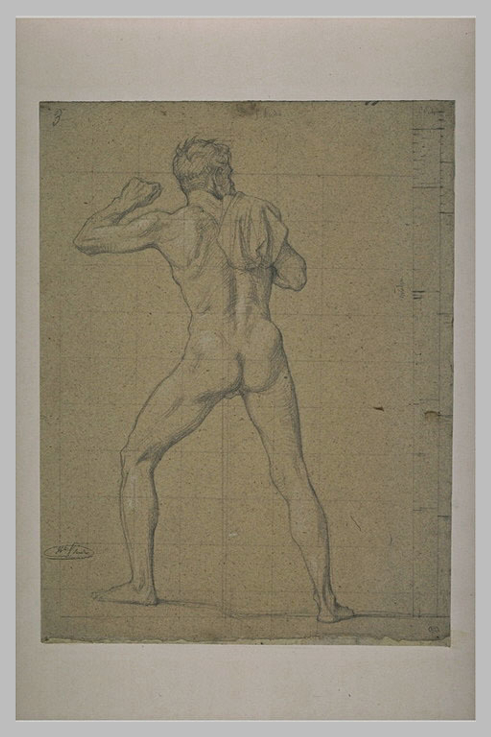 Jean-Hippolyte Flandrin  - эротическое искусство художника Жана-Ипполита Фландрина. 18+