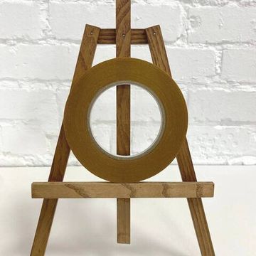 Лента двусторонняя прозрачная клейкая 95мкм, 9мм*50м коричневый лайнер