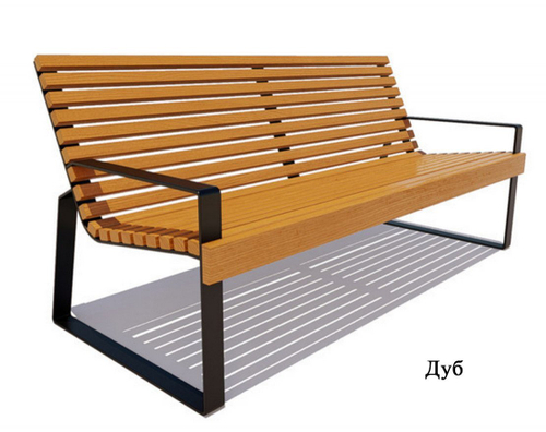 Садово-парковая скамейка «Белгород», Ангарская сосна