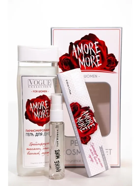 Подарочный набор женский Amore More, гель для душа 250 мл, парфюмерная вода 30 мл