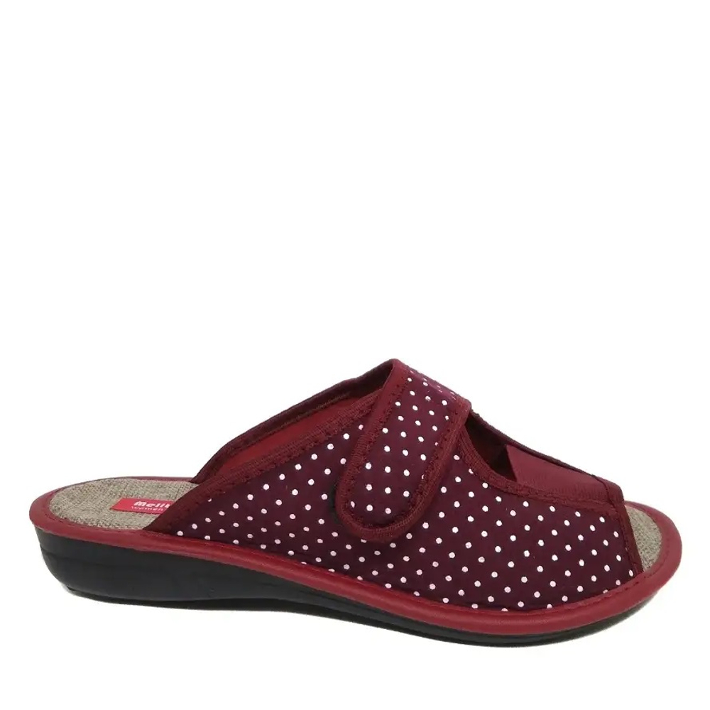 tapochki-zhenskie-w-274-tekstil-tsv-bordo-goroshek-lipuchka