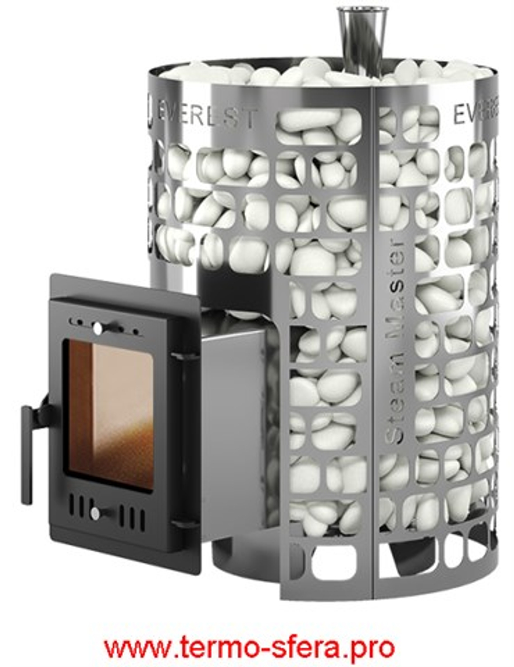Печь для бани Эверест "Steam Master" 18 INOX (210М)