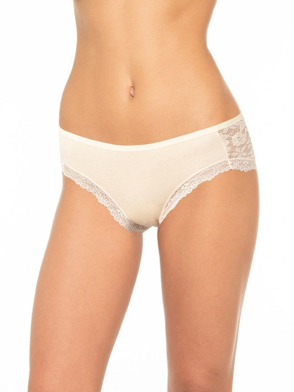 Трусики-слипы с ажурной задней частью (Размер: XL) (Цвет: черный)