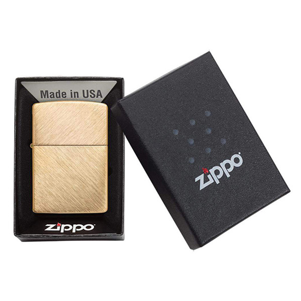 Зажигалка Zippo Classic с покрытием Herringbone Sweep Brass