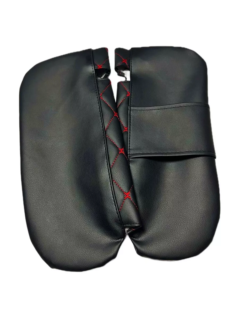 Чехлы на козырьки Hyundai Solaris(2011-2017) красная Бабочка