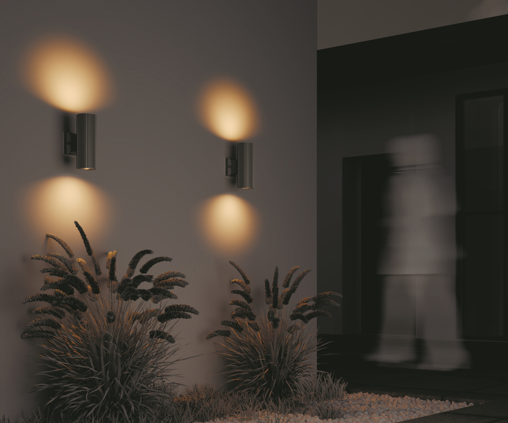 Уличный настенный светильник Outdoor O419WL-02GR