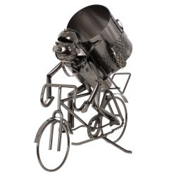 GAEM Подставка для бутылки "Велосипедист", L29,5 W13,5 H28 см