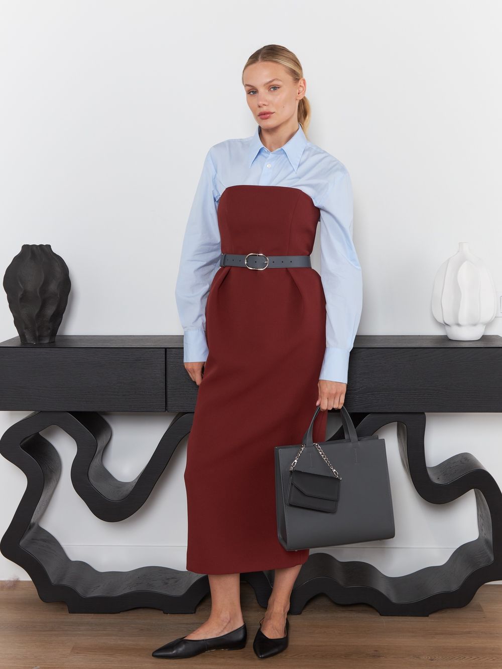 ШОППЕР КВАДРАТНЫЙ ГРАФИТ