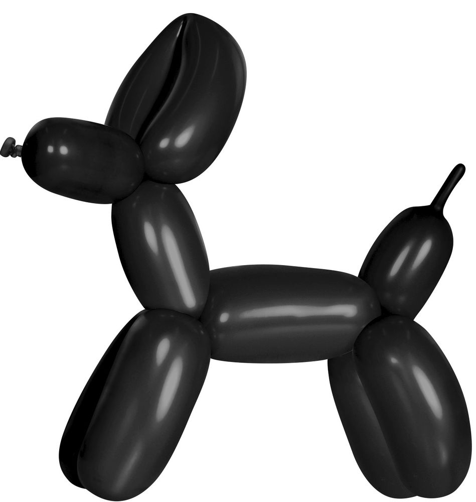 Шар (2&#39;&#39;/5 см) ШДМ, Черный, пастель, 100 шт.