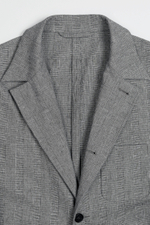 Пиджак-рубашка Glen Check (в клетку) серо-синий