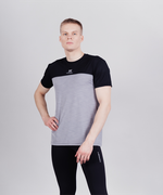 Футболка NORDSKI PRO ENERGY Grey/Black, серый/черный