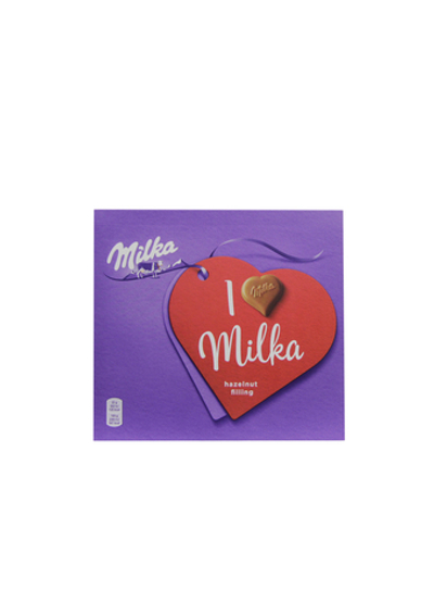 211 КОНФ. MILKA МОЛОЧ.ШОК. С ОРЕХОВОЙ НАЧИНКОЙ 110 Г КОР./10