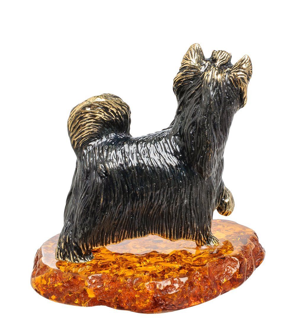 Народные промыслы AM-1380 Фигурка «Йорк Тори» (латунь, янтарь)