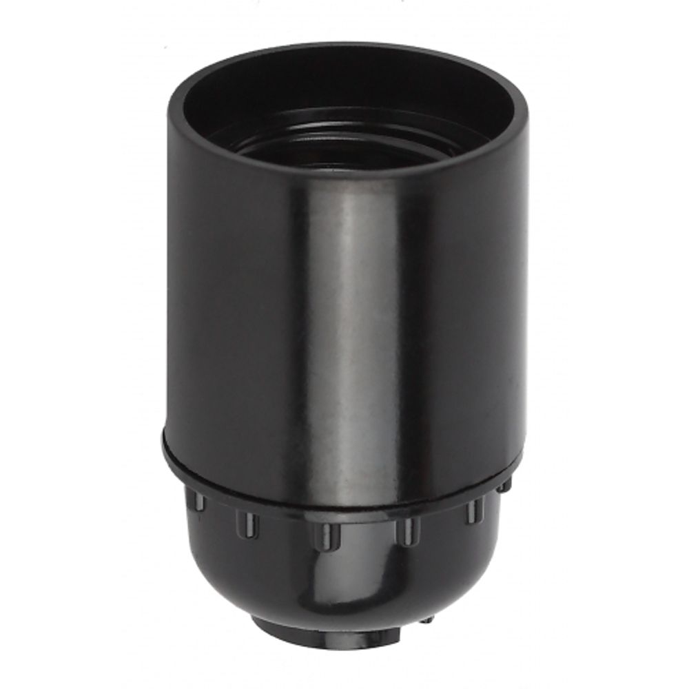 Патрон ЭРА Е27 подвесной бакелит, черный | Патроны, переходники, ПРА