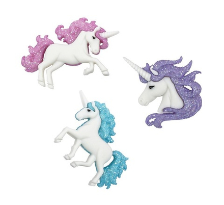 ТУБ.26 Пуговицы декоративные "Магия Единорогов"