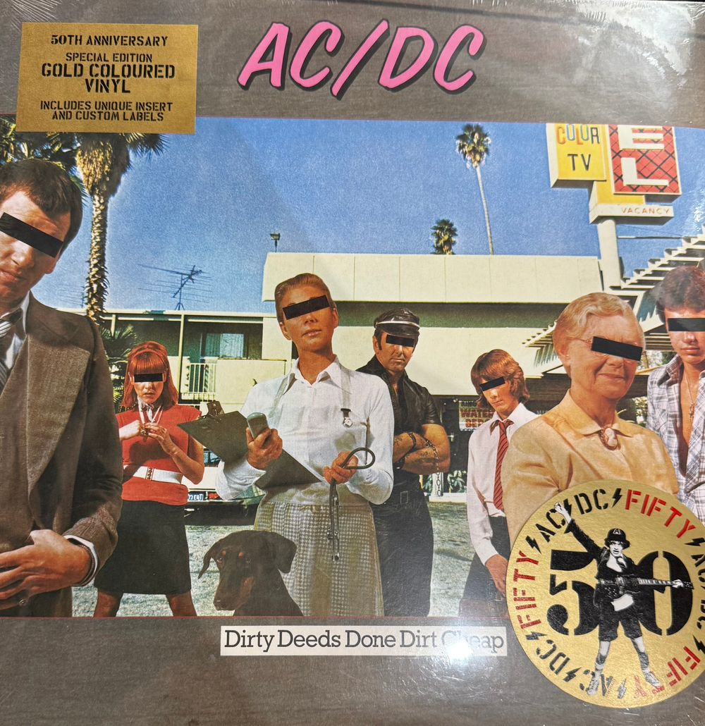 Виниловая пластинка AC/DC ‎– Dirty Deeds Done Dirt Cheap Gold LP