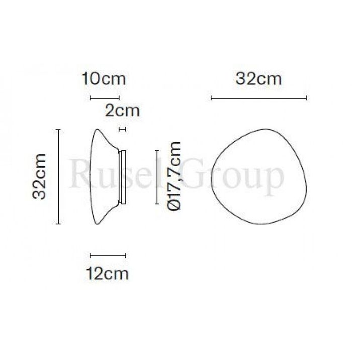 Настенно-потолочный светильник Fabbian LUMI F07 G40 01