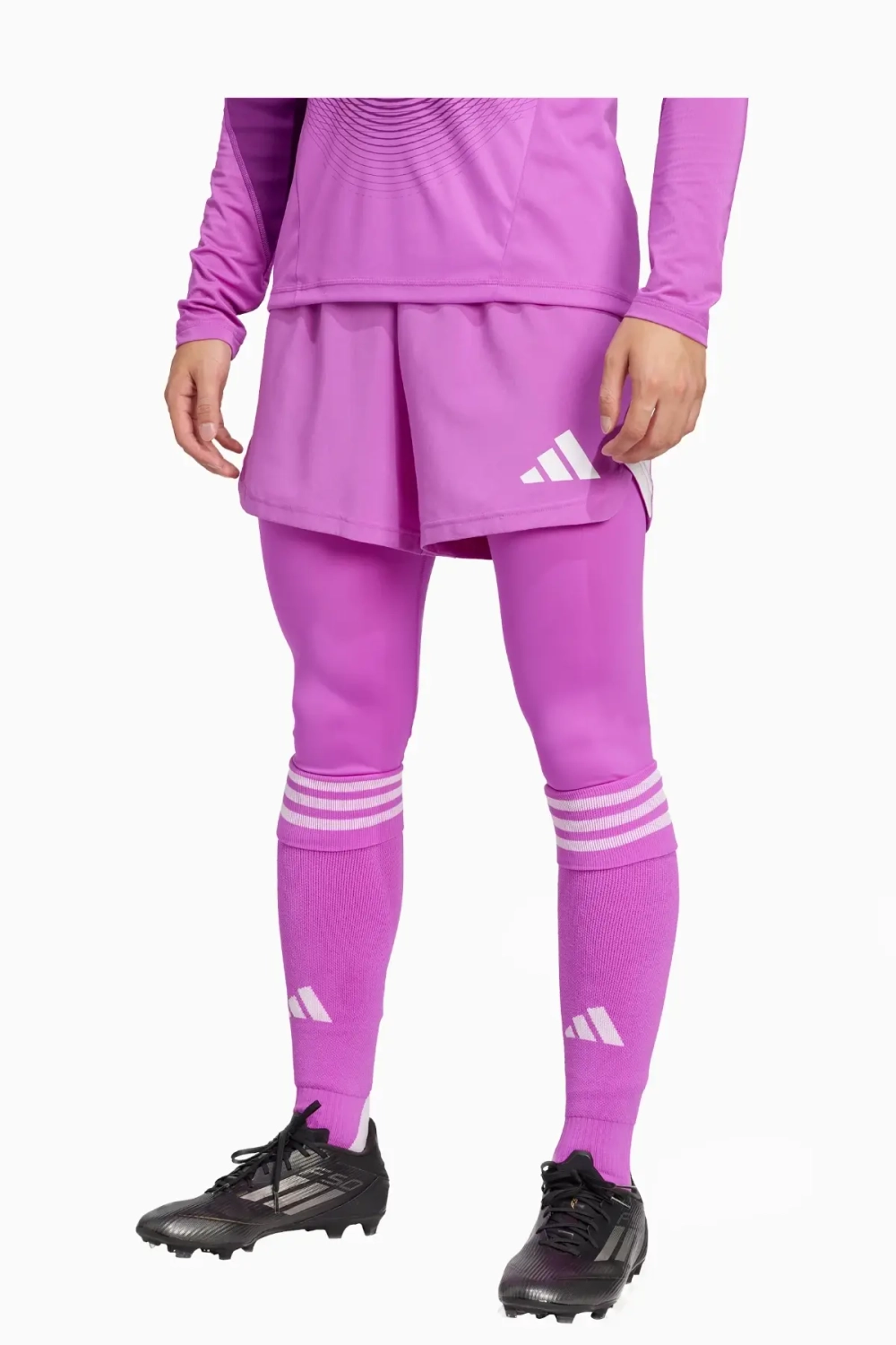 Леггинсы adidas Tiro 25 Pro Goalkeeper - фиолетовый