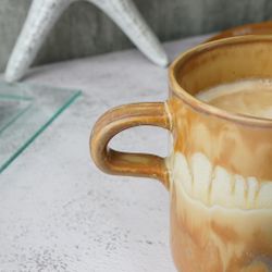 Кружка 500 мл d 10,8 см h9,6 см Light Brown Spots Frutti di Mare P.L. [1]