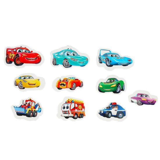 Набор стикеров EVA для ванны 12 шт в сетке КАПИТОШКА