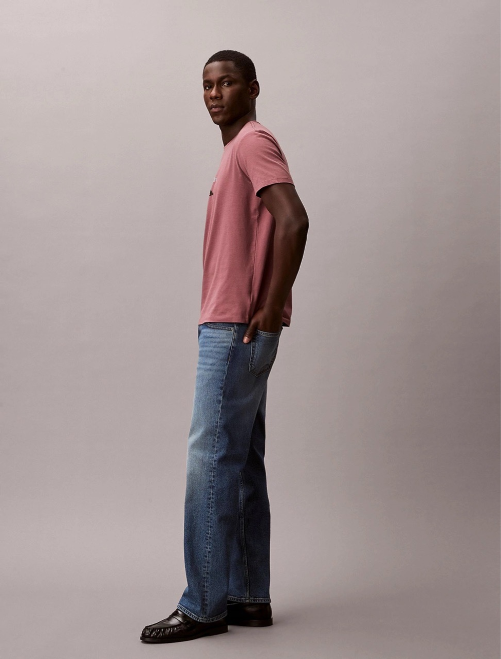 Футболка Calvin Klein Monologo Tee Capri Rose