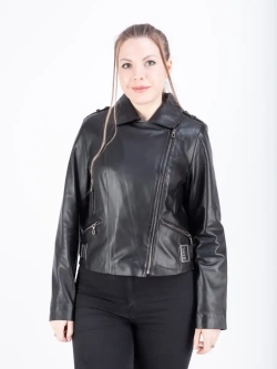 Косуха кожаная куртка женская Турция