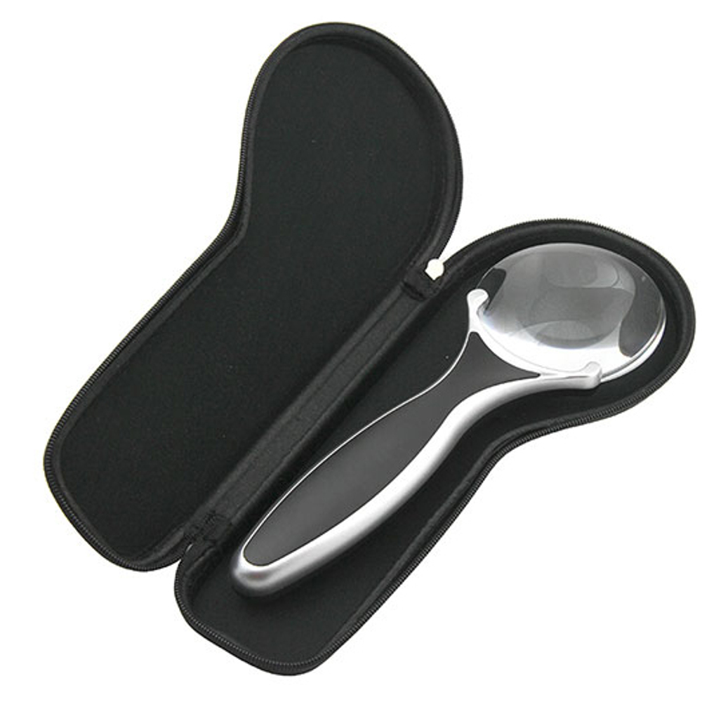 Лупа на ручке Veber 3х, 75 мм, с подсветкой (789-75) - фото 2