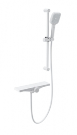 Смеситель для ванны с душем WONZON & WOGHAND Onix, Белый матовый (WW-B2551-A-MW)