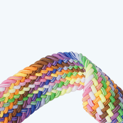 Эластичный разноцветный ремешок (New Rainbow) от Dux Ducis для смарт часов Samsung Watch Ultra 47MM, серия Strap (Mixture Pro Series)