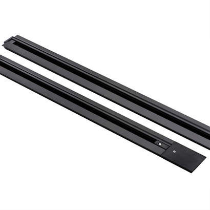 Шинопровод однофазный встраиваемый Barra Lightstar 501018 черный 1м