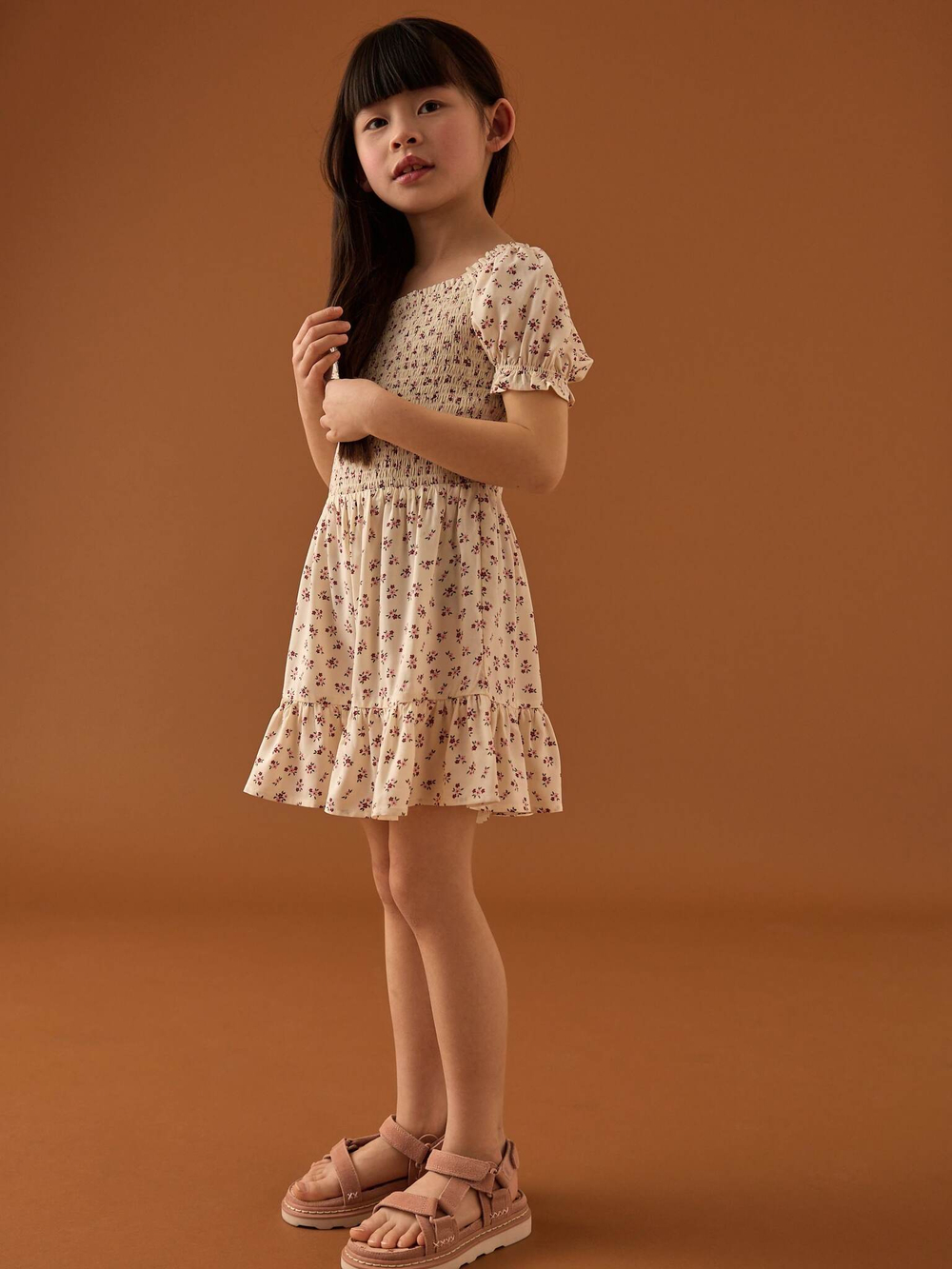 Платье для девочки Next AJ9-730, Кремовый