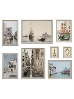 Картины на стену интерьерные на холсте 8 шт