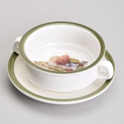 БУЛЬОННИЦА С БЛЮДЦЕМ LEFARD "FAMILY HOUSE" 250 МЛ 15*6 СМ (КОР=16НАБ.)