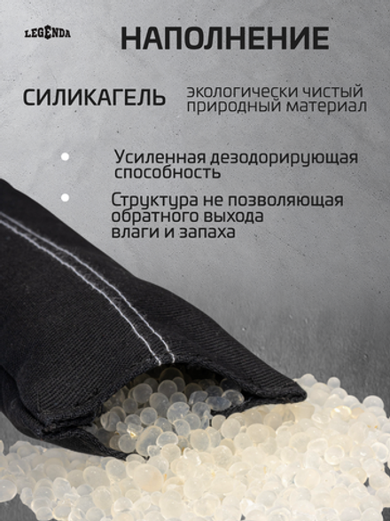 Поглотитель запахов и влаги LEGENDA 4 шт в комплекте (Драйпер)