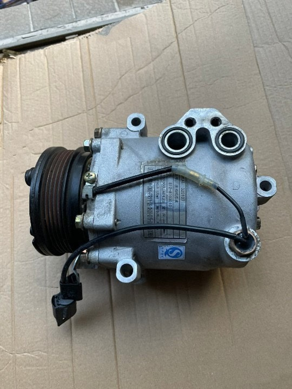 Компрессор кондиционера для Dongnan V3 V5 V6 (4A91 4A92), Dongfeng Jingyi 1.5 XL —