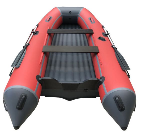 Лодка ПВХ ORCA 340 НДНД красный/темно-серый