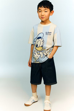 H&M Футболка с принтом, кремовый